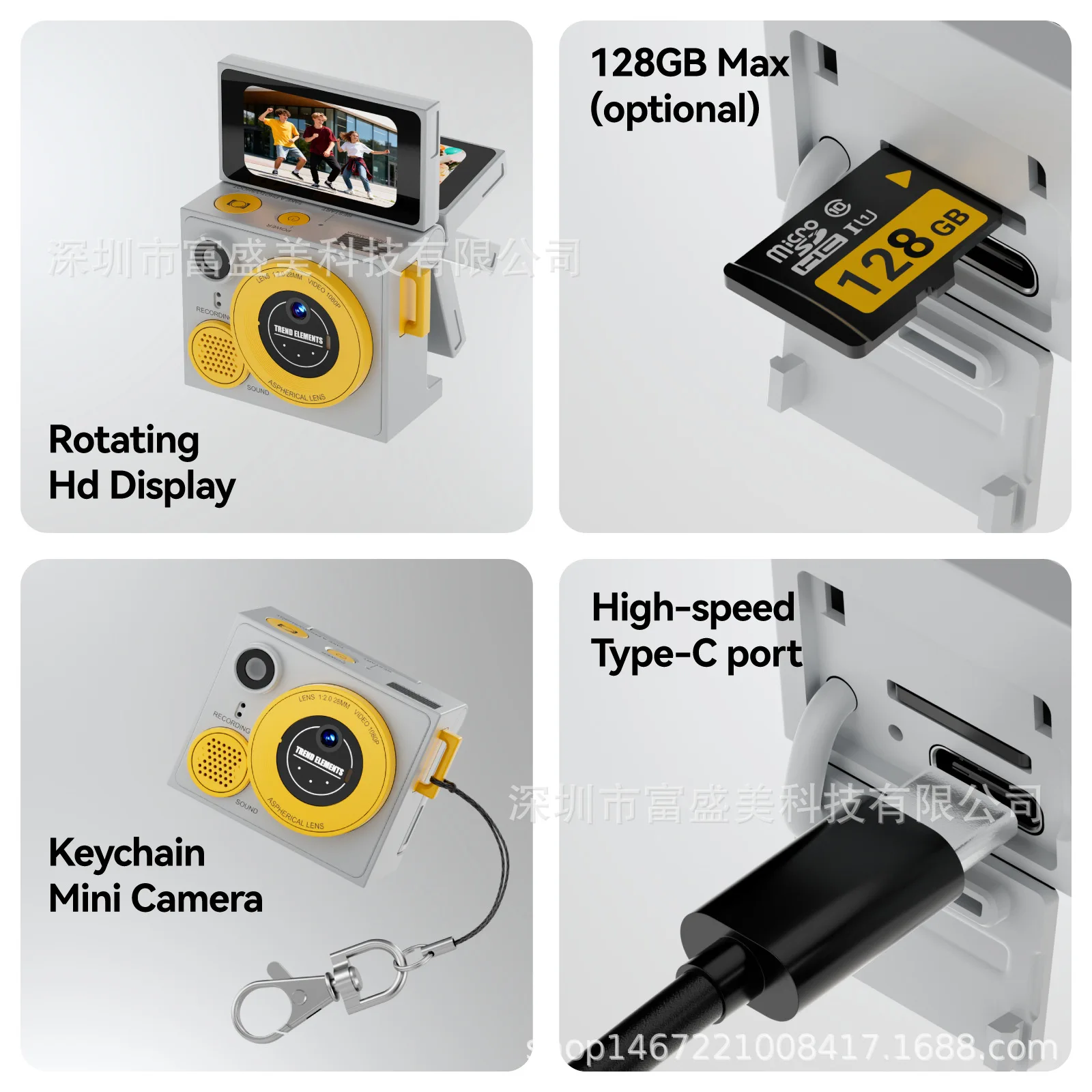 New Cross-Border G13 Thumb Camera Movement Student Party Mini Camera Portable Pendant Thumb Camera