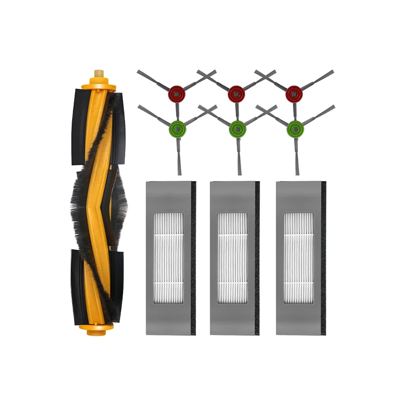 

Основная боковая щетка, фильтр НЕРА, тряпичная ткань для швабры Для Ecovacs Deboot OZMO N7 920 950 T5 T9 Yeedi 2, гибридные запасные аксессуары
