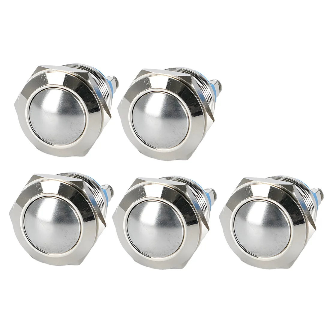 5 قطعة 16 مللي متر تصميم مدمج الذاتي العودة الكرة جولة المسمار القدم مفتاح بـزر دفع #4