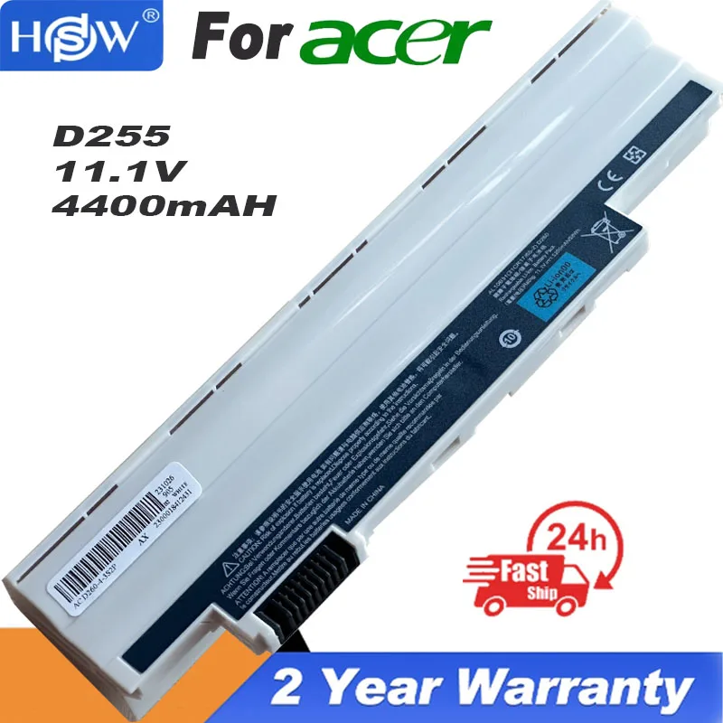 

Белый Аккумулятор для ноутбука, новый AL10A31 AL10B31 11,1 В 5200 мАч для Acer Aspire One D255E D255 D260 D270 AOD255 AOD260 AOD257 522 722