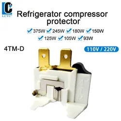 LCTC 110V Refrigerator Voltage Protector Thermal Relay For Refrigerator Spare Parts Fridge And Frezzer 220V Hisne 4TM-D