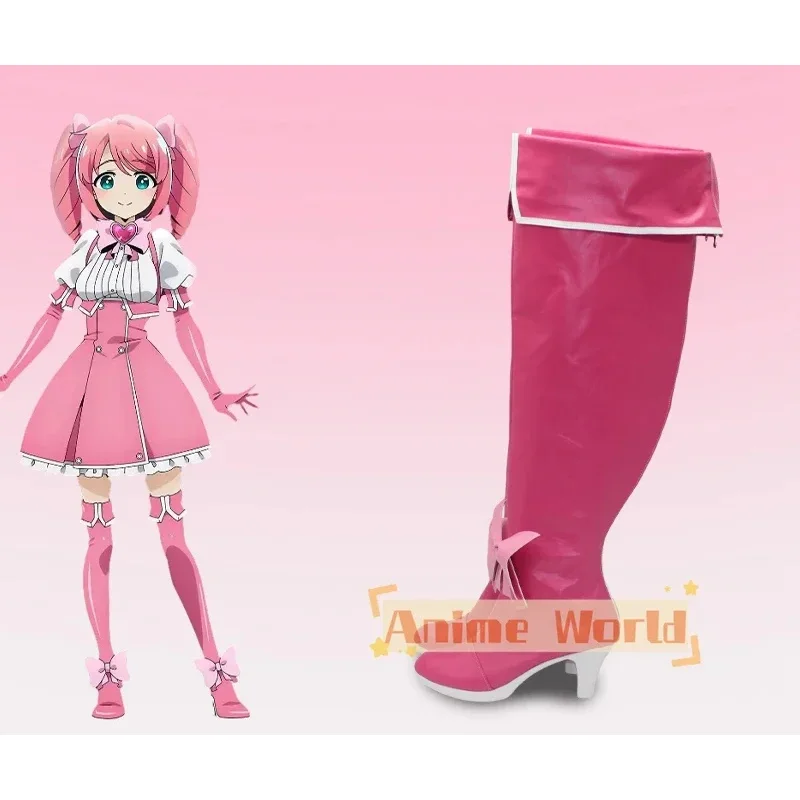 나는 마법 소녀를 칭찬합니다 마법 소녀 Hanabishi Haruka Magia Magenta 코스프레 신발