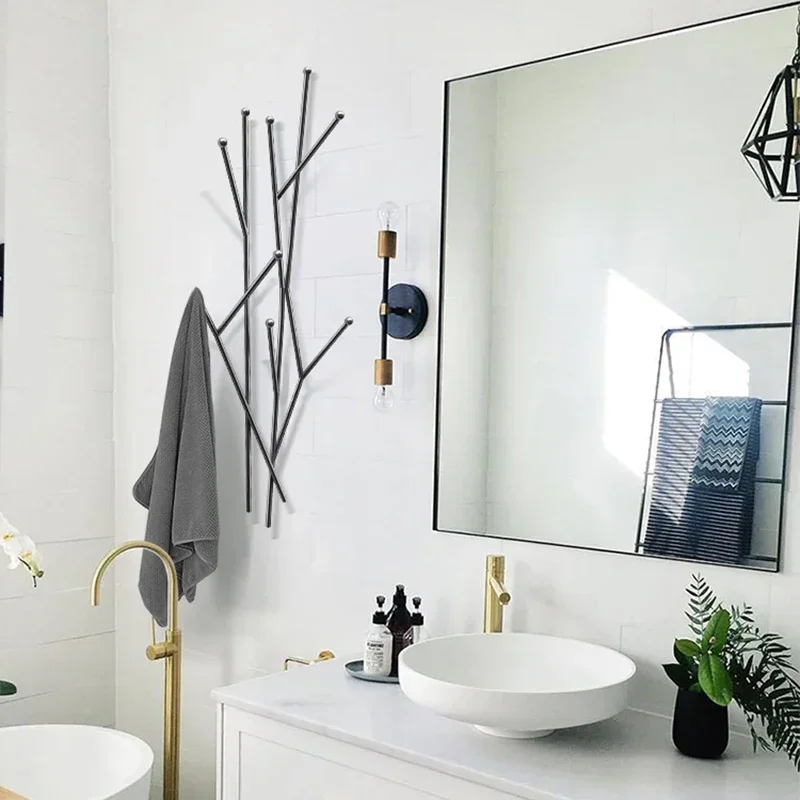 Gold Metal Coat Rack Modern Designe Detachable Bedroom Entrance Storage Coat Rack Free Shipping Burro Ropa Perchero Furniture