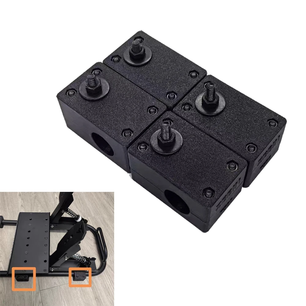 For Thrustmaster T598P Pedal Connect to Playseat Challenge Frame Mounting Buckle Clamps Fixing Accessory Connector Kit
