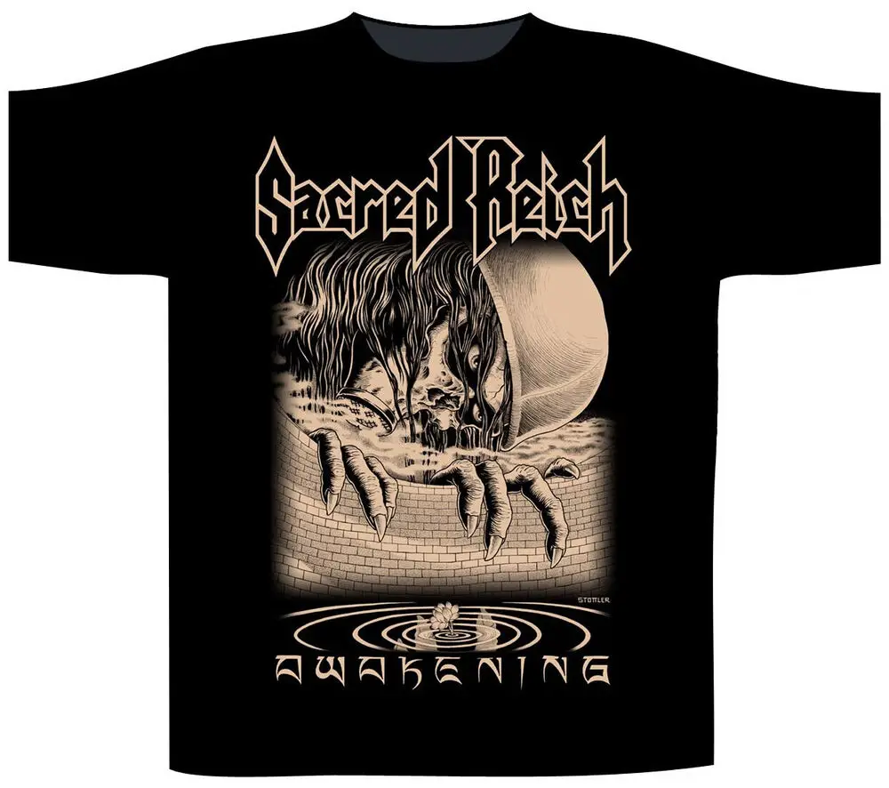 Sacred Reich - Awakening Tour T Shirt High Quality 100%Cotton Short Sleeve