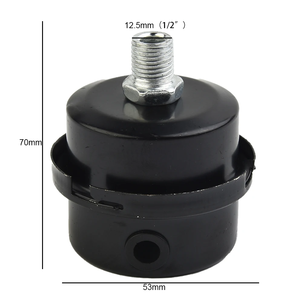 New Practical Convenient Air Compressor Filter 12.5mm 20mm Parts Repair Tools Workshop 12.5mm/16mm/20mm Muffler