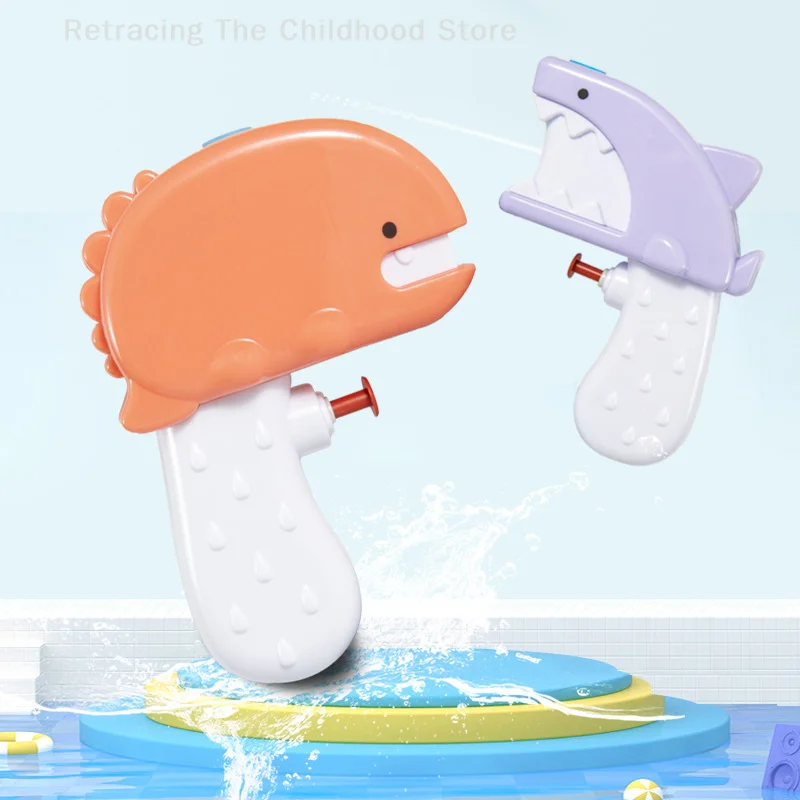 Bonito verão pistola de água brinquedos crianças piscina brinquedos ao ar livre praia mini armas de água dos desenhos animados banheiro respingo brinquedo presentes