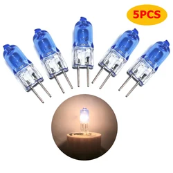 5pcs 20W G4 Halogen Light Bulb DC 12V Blue Shell Halogen Bulb Warm White Energy Saving Halogen Lamp For Home Crystal Chandelier