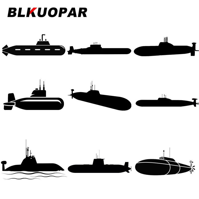 

BLKUOPAR for Submarine Car Stickers Occlusion Scratch Waterproof Decals Personality Windshield Refrigerator Decor Car Label