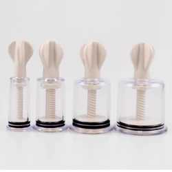 Manual Rotating Cupping Body Massage Cans Suction Enhancer Anti Cellulite Breast Nipple Sucker Home Use Vacuum Cupping Device