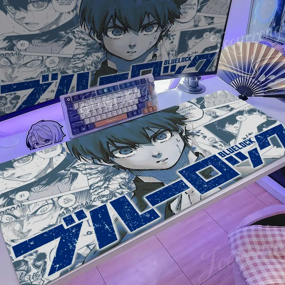

Mouse Pad Hot Anime 1000x500 Taro Sakamoto Days XXL Large Gaming Non-slip Office Keyboard Mats Desk Mat BLUELOCK