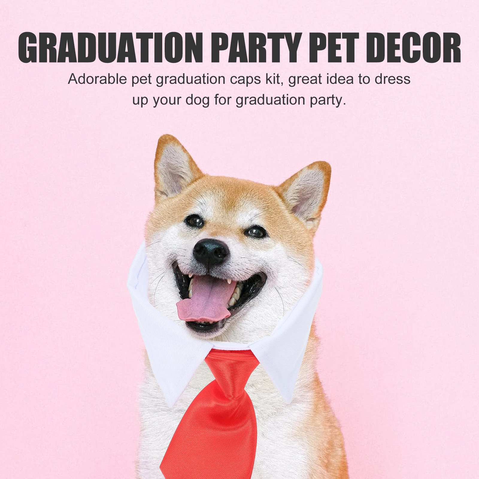 

Pet Doctor Hat Tie Set for Graduation Party Photo Props Dog Cat Birthday Hat Cap Accessories Pet Garment Non woven Costume Decor