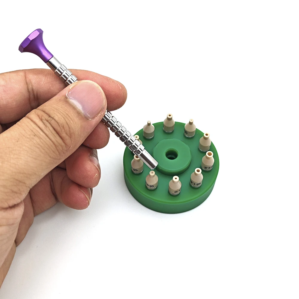 1 Set High Precision Watch Hands Fitting Tool 10 Sizes Setting Press Presser Setter Watch Repair Install  Tools For Watchmaker