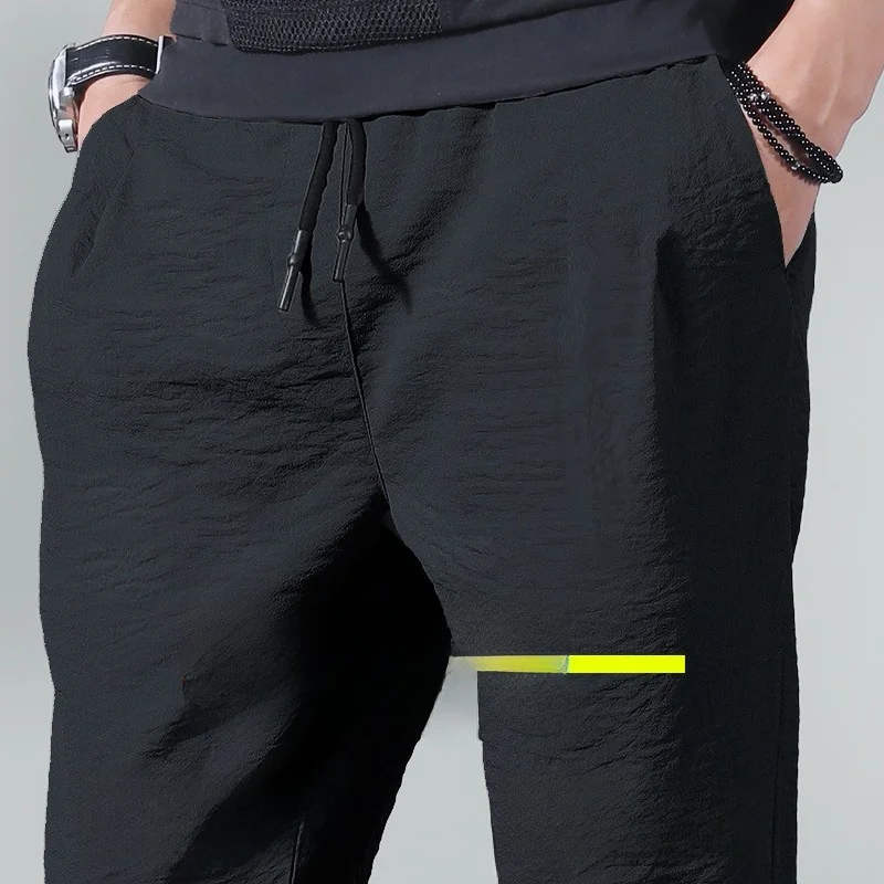 

Loose Casual Pants for Men Outdoor Wear Resistant Dirtproof Breathable Qui Dry Workwear Trousers Large Size Comfortable Sum...