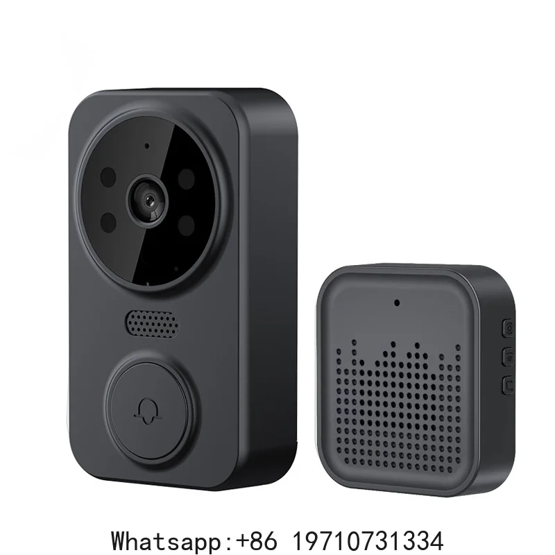 WiFi Smart Video Doorbell Camera Night Vision  Visual  APP Remote Monitoring Door Bell for Home Security