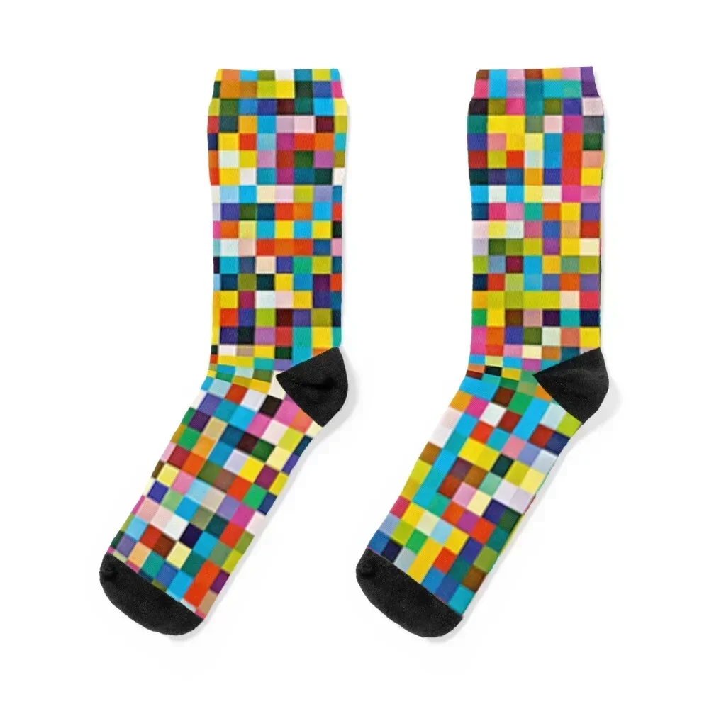 

Gerhard Richter - 1024 Colors Socks FASHION colored Mens Socks Women's