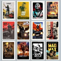 Mad Max Classic Movie Series Art Canvas Poster Ideal for Living Room Decor Enhances Home Wall Aesthetics