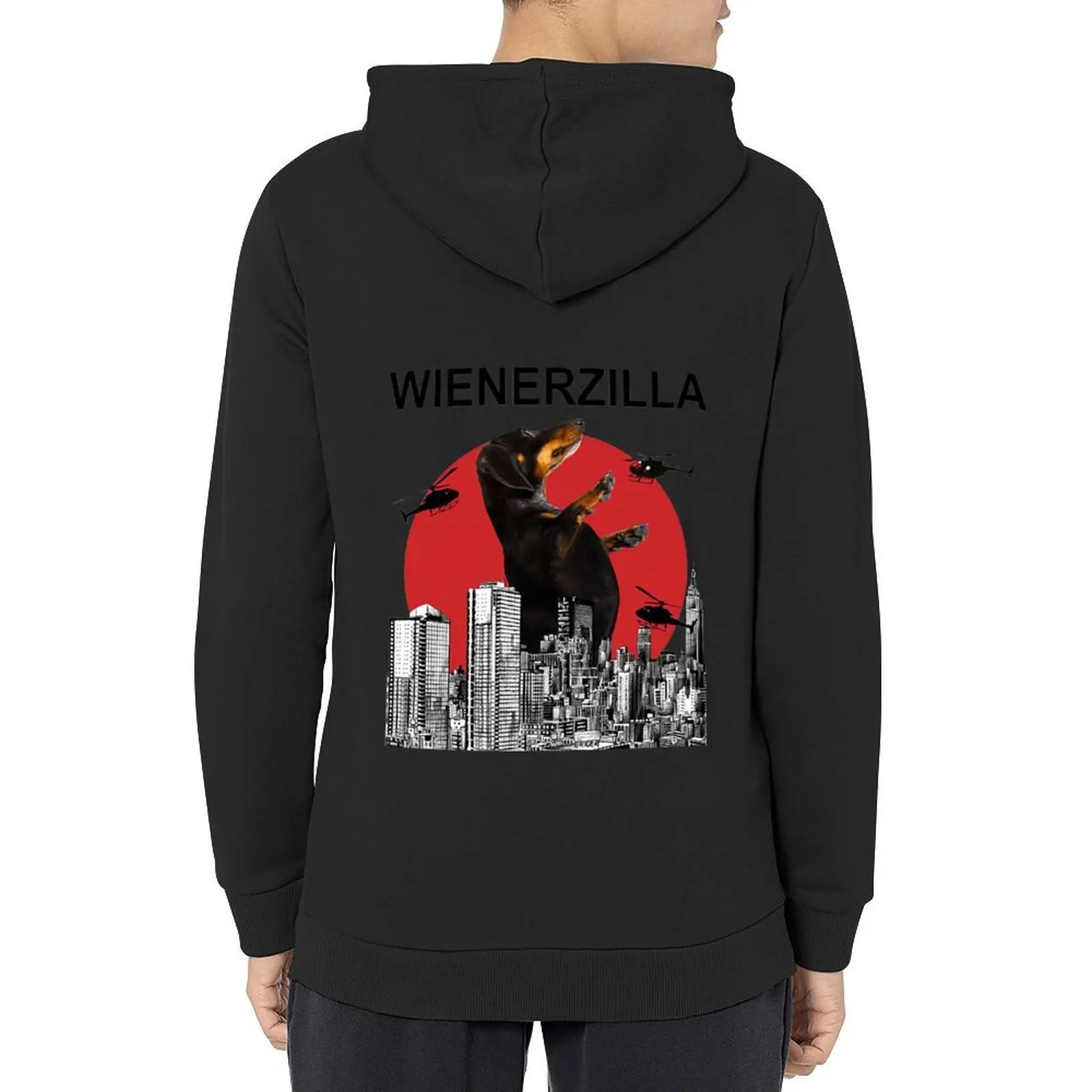 

DACHSHUND WIENER ZILLA Hoodie mens designer clothes autumn autumn jacket men japanese style hoodie men