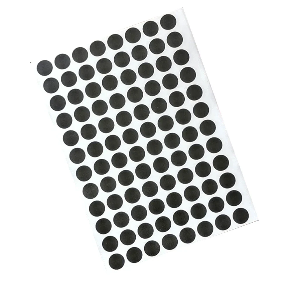 1 Sheet Billiard Positioning Sticker Cue Ball Locators Sticker Table Tennis Snooker Tee Point Stickers 96pcs 12mm/ 15pcs 35mm