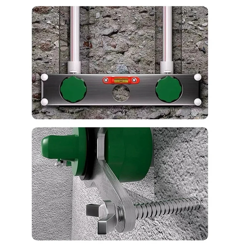 ●4-Points Hot & Cold Water Pipes Leveler Fixed Leveler Mounting Aid for Effortless Water Heater Shower 1PCS