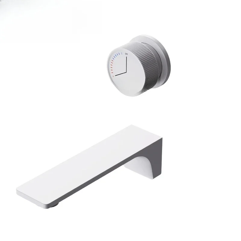 

Concealed basin All copper household wash basin into wall faucet, hot melt concealed faucet