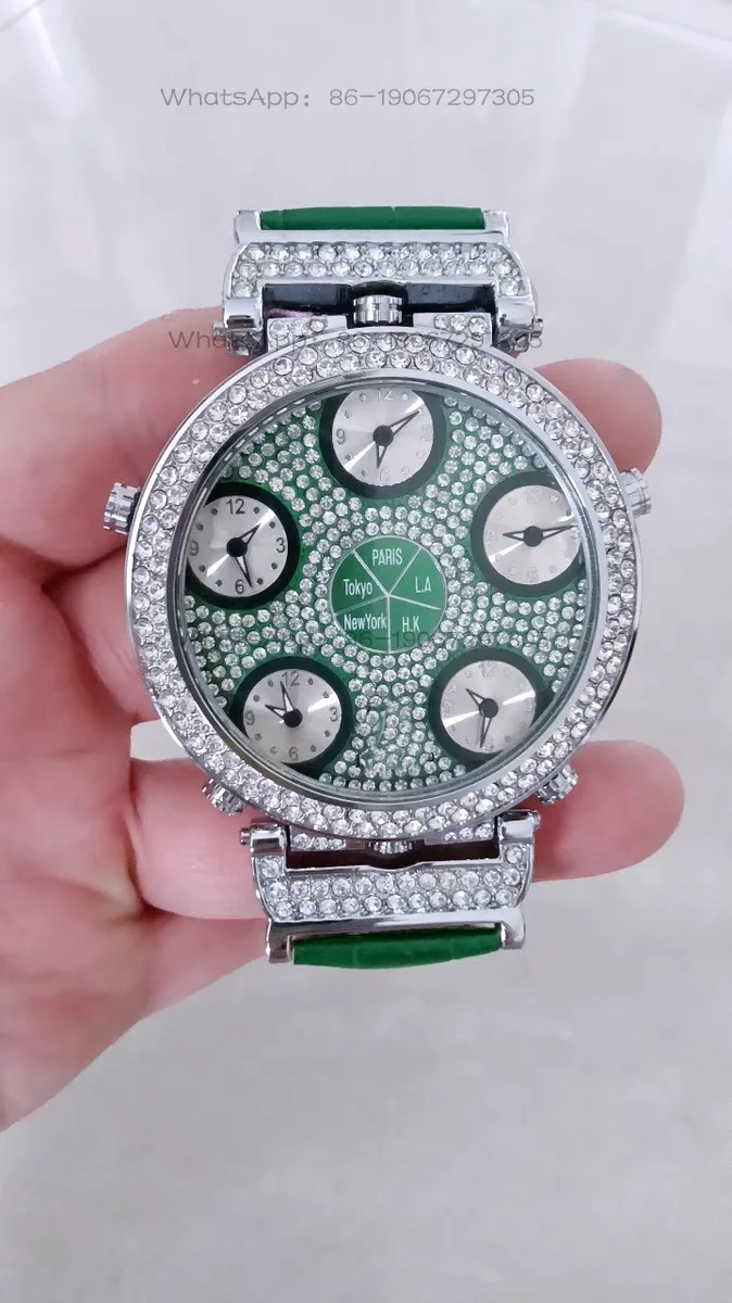 

large plate quartz belt fashion belt couple large plate boys and girls double-sided watch