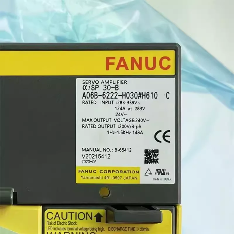 جديد A06B-6222-H030 # ضمان محرك سيرفو H610 Fanuc لمدة 12 شهرًا A06B 6222 H030 # H610