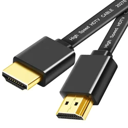 FSU cienki płaski kabel kompatybilny z HDMI 1080P HDMI-kompatybilny kabel męski 1.4 kabel do HDTV kabel HDMI-kompatybilny 0.3m 1M 1.5M