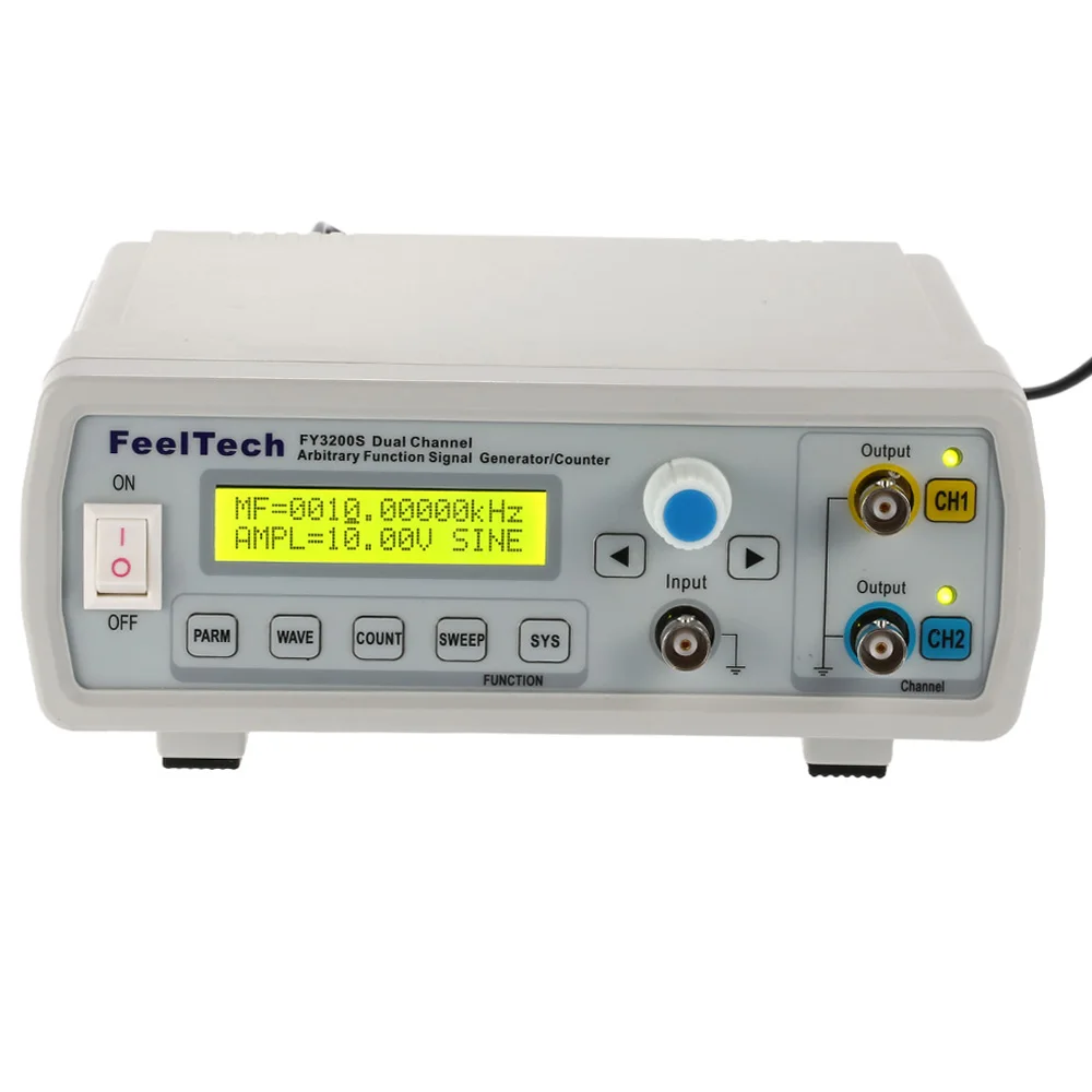 Digital DDS Function Generator Dual-channel 12Bits 250MSa/s Sine Wave 24MHz Arbitrary Waveform/Pulse Frequency Signal Generator