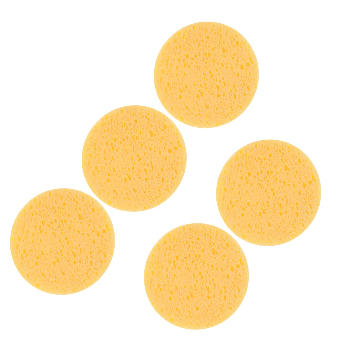 5-teilige Zellulose-Schwämme, Make-up-Entferner-Pads, Matten für Damen-Accessoires