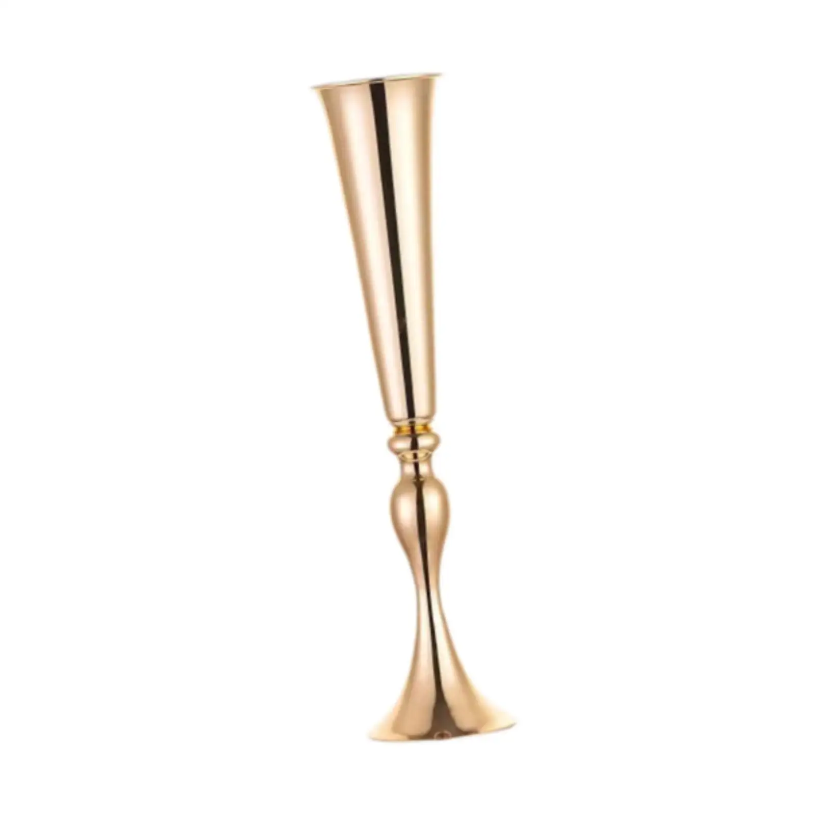 Wedding Centerpieces Vase Home Decoration Fashion Versatile Art Craft Trumpet Shaped Road Holder for Party Birthday Reception