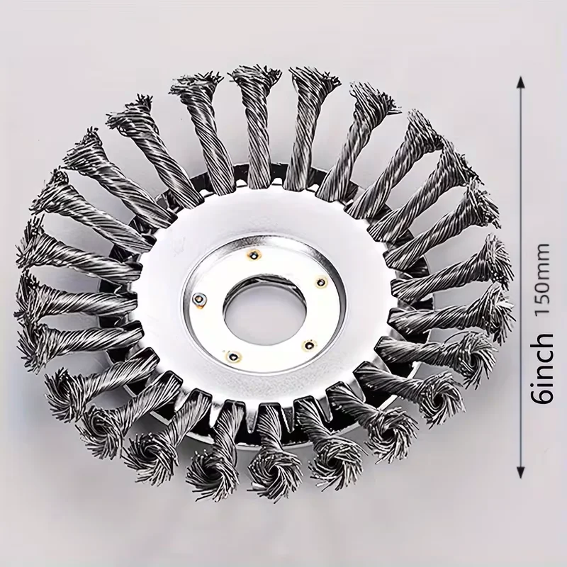 

6-дюймовое прочное проводное лезвие для обрезки, аксессуары для контроля сорняков, режущая головка с вращающейся проволокой, головка для обрезки проволоки