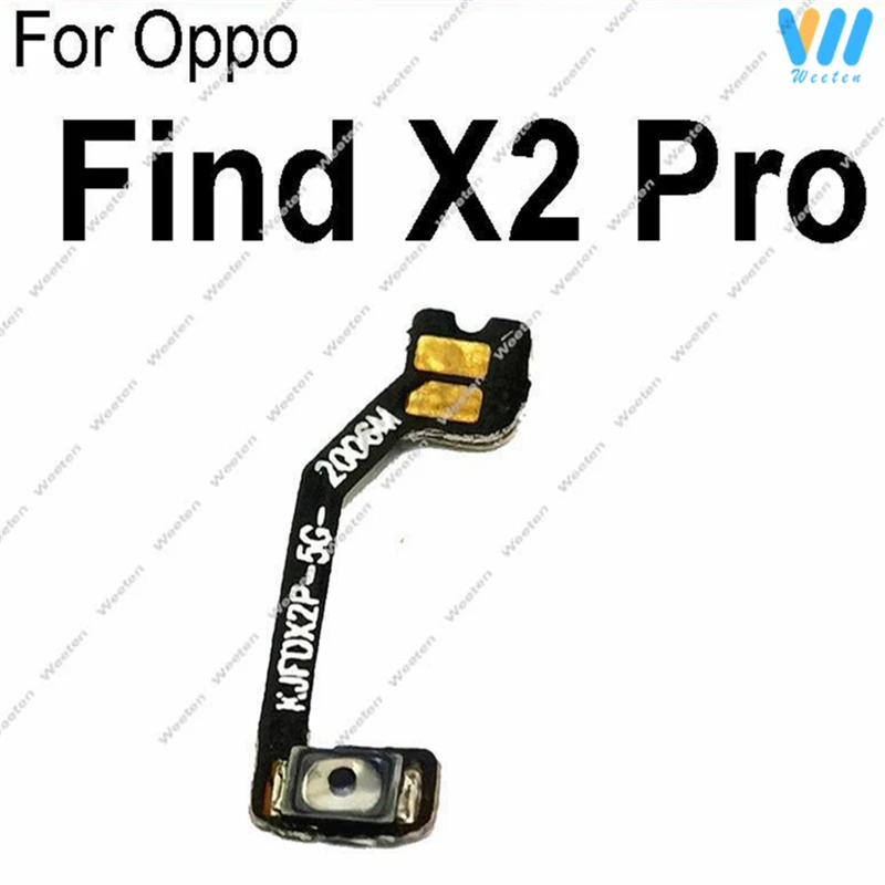 Power Volume Button For OPPO Find X X2 X3 Pro Lite ON OFF Volume Power Side Switch Keys Buttons Flex Cable Ribbon Replacement