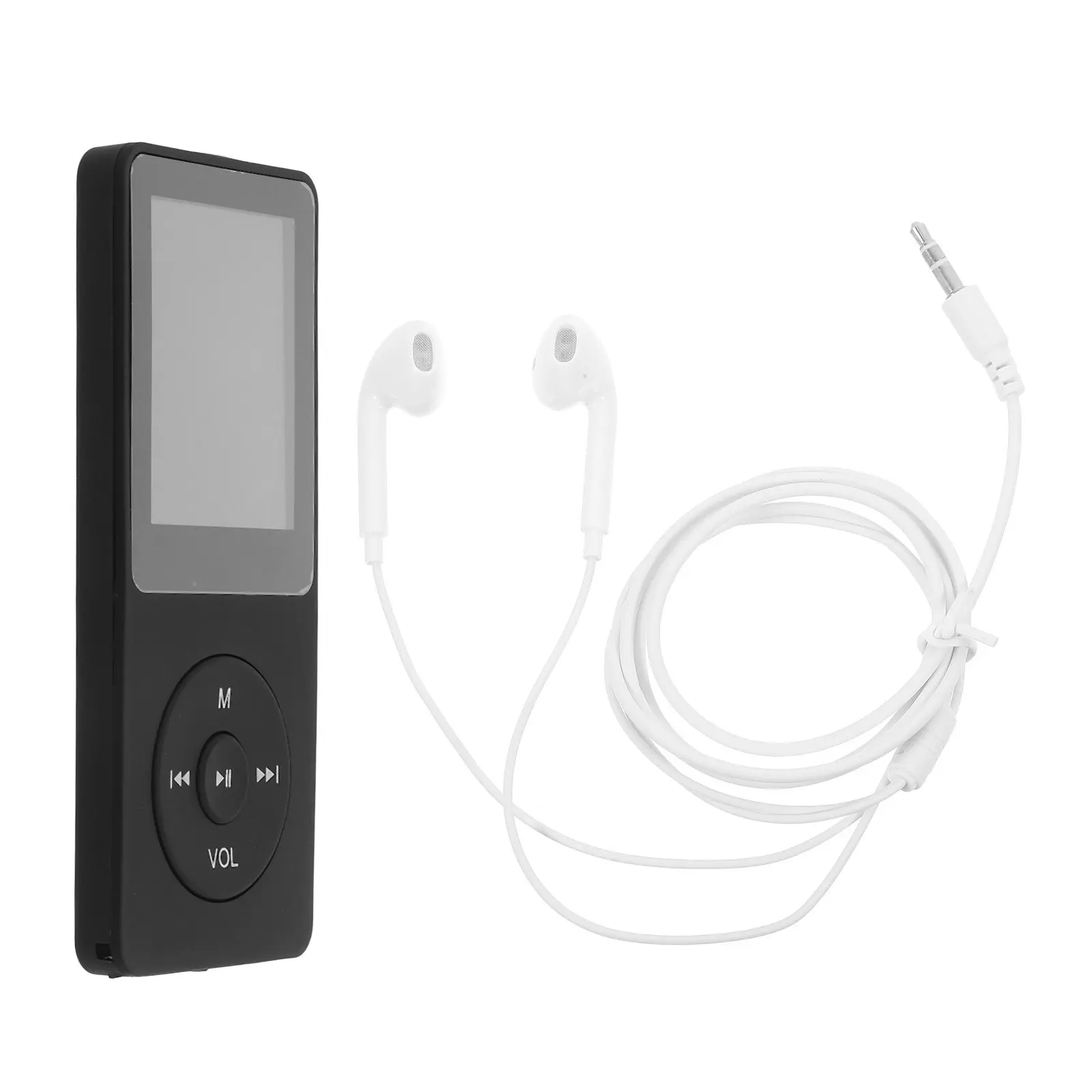 

Миниатюрный портативный MP3-плеер с кнопками, 1,8-дюймовым ЖК-экраном, для спорта, бега, тренировок, прослушивания музыки и голосовых сообщений
