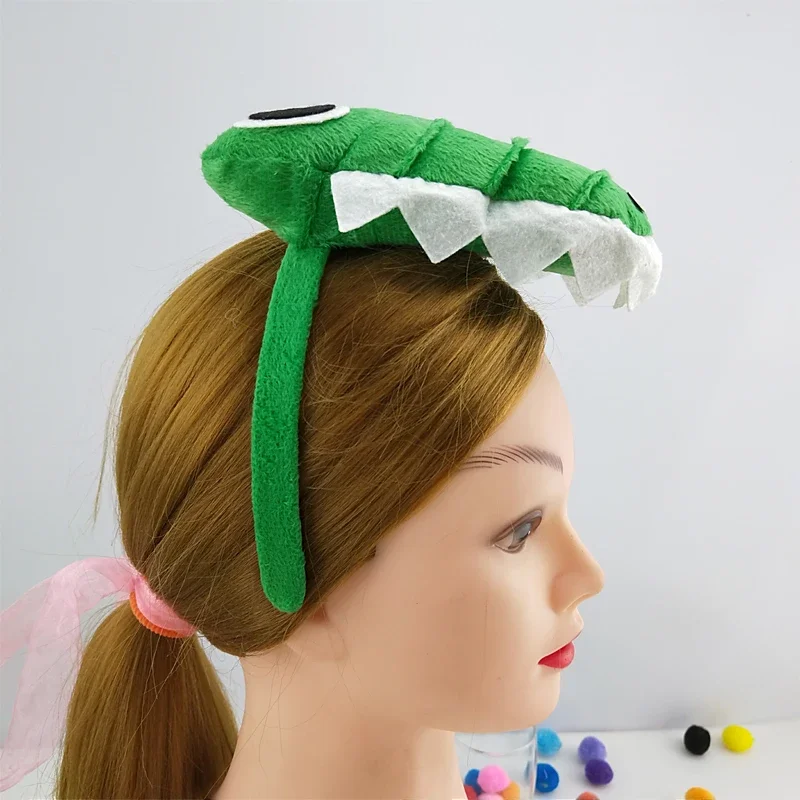 Party Mädchen Junge Krokodil Dinosaurier Schildkröte Stirnband Krawatte Schwanz Krallen für Tier Haarbänder Geburtstag Halloween Kostüm Cosplay