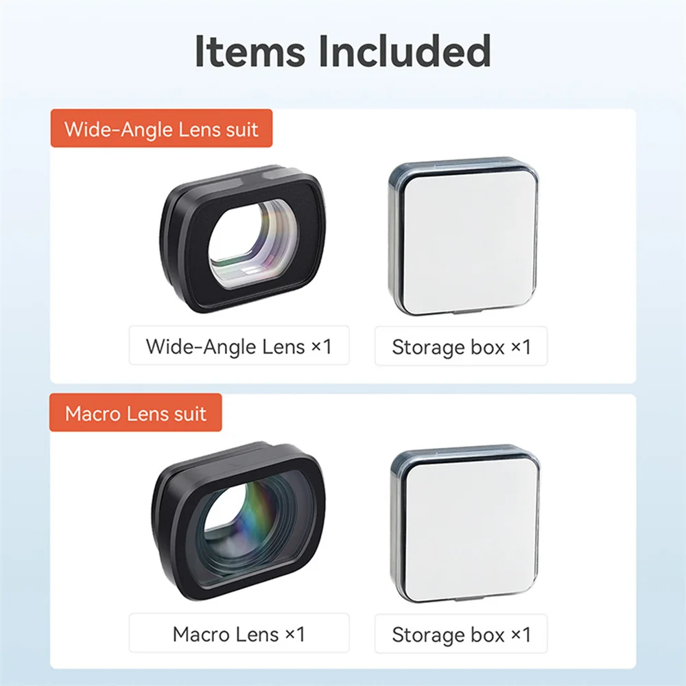 Para DJI Pocket3 Booster/Macro lente gran angular accesorios de filtro magnético