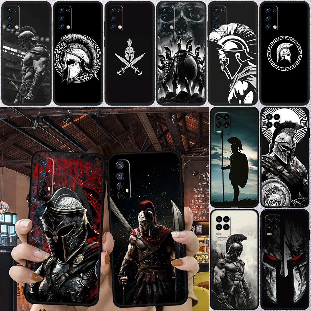 Spartan Warrior Phone Case for Samsung Galaxy Note 10 20 S23 S24 S25 Ultra FE Plus Edge Lite A02S A35 A07 A17