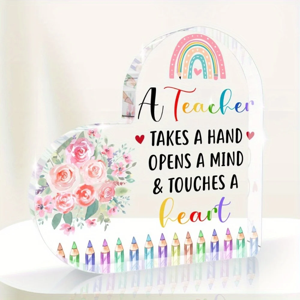 Best Teacher Appreciation Sign - Versatile Gift for Educators, Bosses & Coaches