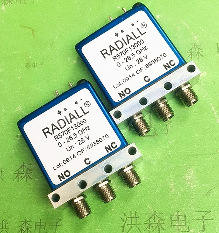 

RADIALL R570F13000 28V 0-26.5GHz RF SPDT SMA RF microwave coaxial switch