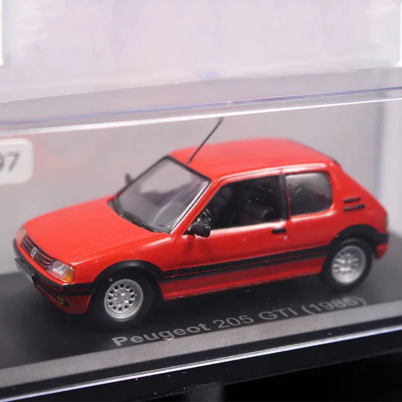 IXO Diecast 1:43 Scale Peugeot 205 GTI 1985 Simulation Alloy Car Model Static Display Toy Gift Souvenir Collection Decration