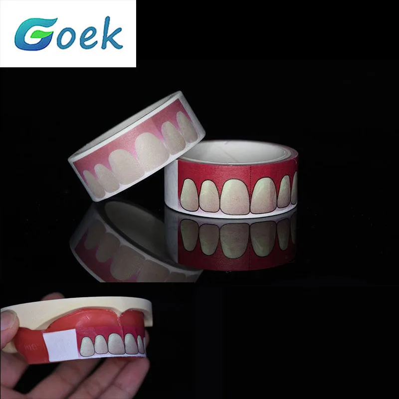 

Full Incisor Positioning Sticker Dental Tool Adsorbability Denture False Teeth Dentition Individual Tray Wax Dike Oral Cavity