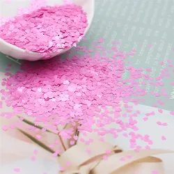 Paillettes petalo di fiori di ciliegio da 3mm toppa per unghie ultrasottile che scorre canapa colore magico Glitter polarizzati 50g