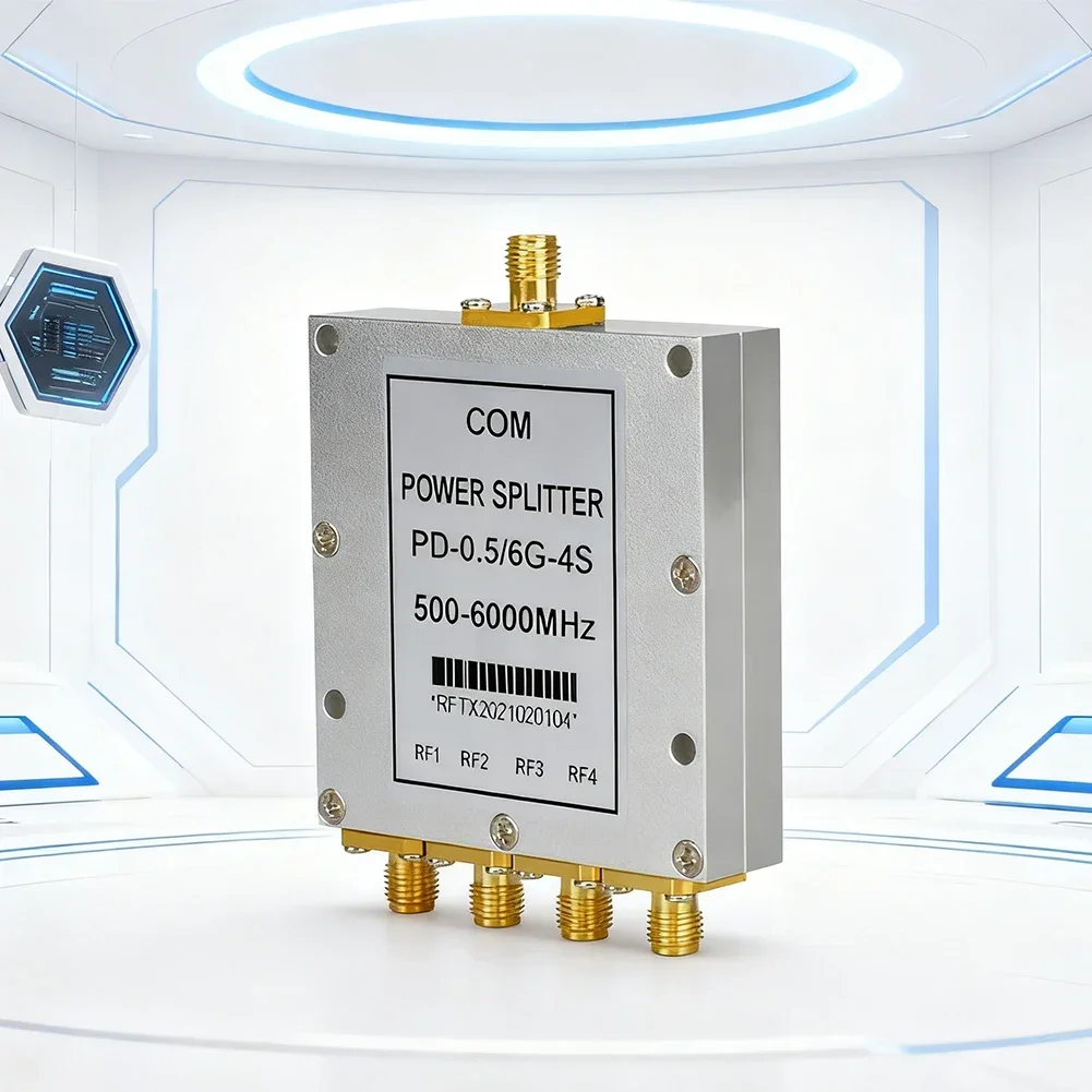 For GPS Signal Distributor 0.5-6G One Quarter Power Divider 2.4G/5.8G Combiner With Low Insertion Loss And High Isolation