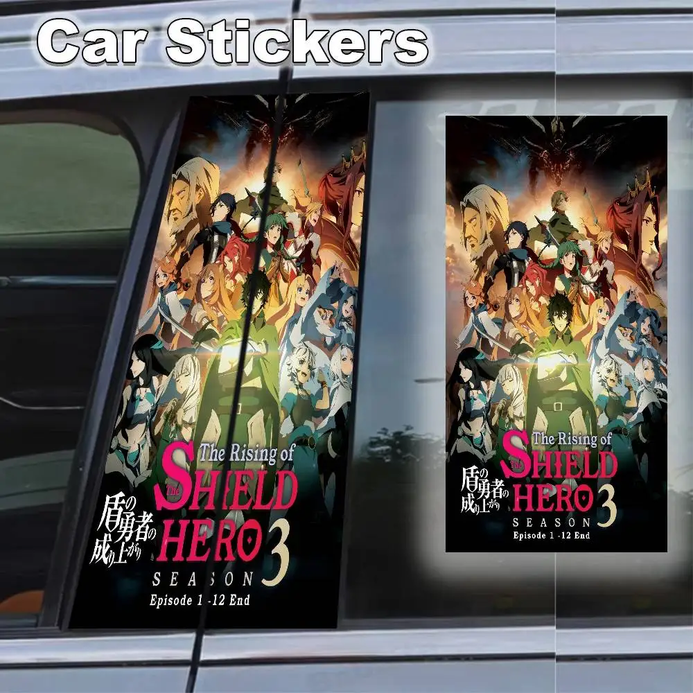 

Cartoon The Rising Of The Shield Hero-B Car B-Pillar PVC Decal Waterproof Car Door Post Decoration Cool Sticker Decal