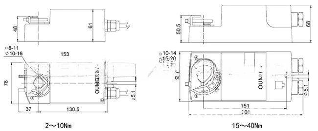 40Nm عزم دوران عالي سريع نوع المثبط الكهربائي المحرك التبديل السريع نوع صمام الهواء وحدة تحكم السائق #5