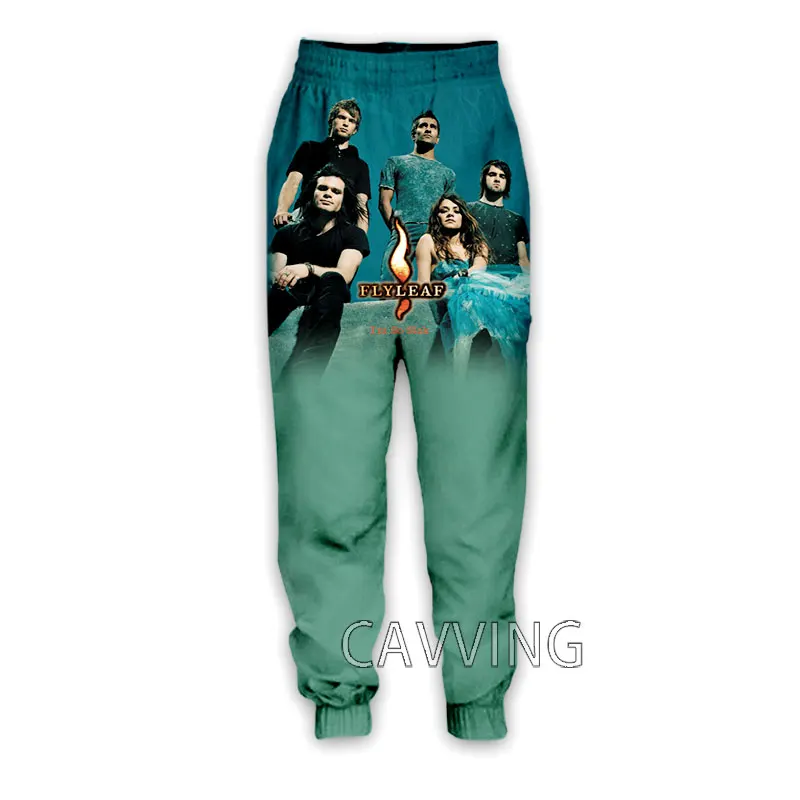 

CAVVING 3D Printed Flyleaf Band Casual Pants Sports Sweatpants Straight Pants Sweatpants Jogging Pants Trousers