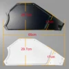 Jeu de housses en plastique pour vélo d'enduroebike /Plastique mat / noir et blanc 6