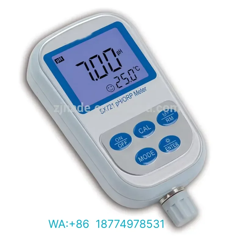 for NADE SX721 Portable pH ORP Meter Dual Parameter Measure for Aqueous Solution Range -2.00 to 19.99 Laboratory Testing