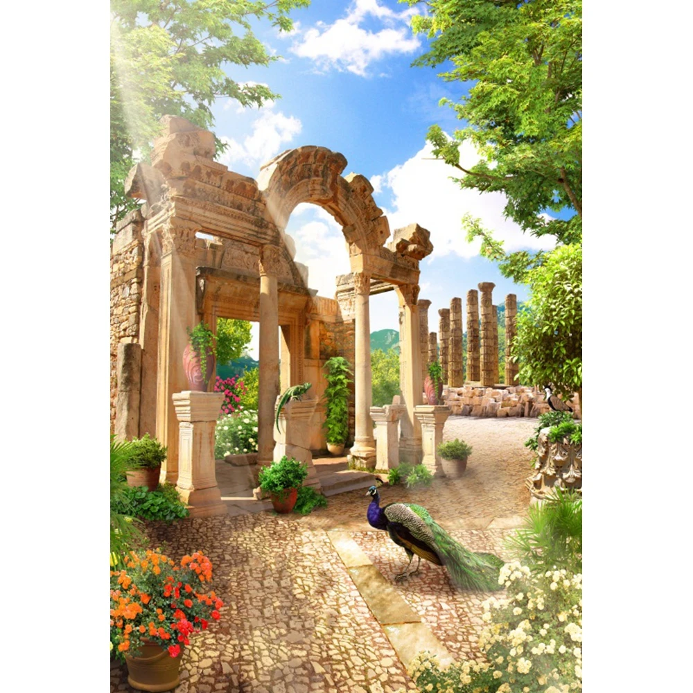 الأوروبية المشهد التصوير خلفية البحر الجبل القلعة الطفل صورة التصوير خلفية غرفة ديكور صور استوديو الدعائم