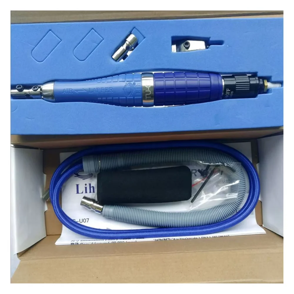 2026 Lih TU-03 TU-06 OEM Compact Pneumatic Ultrasonic Tool Machine 250g Lightweight Portable Precision Polishing 22000rpm Speed